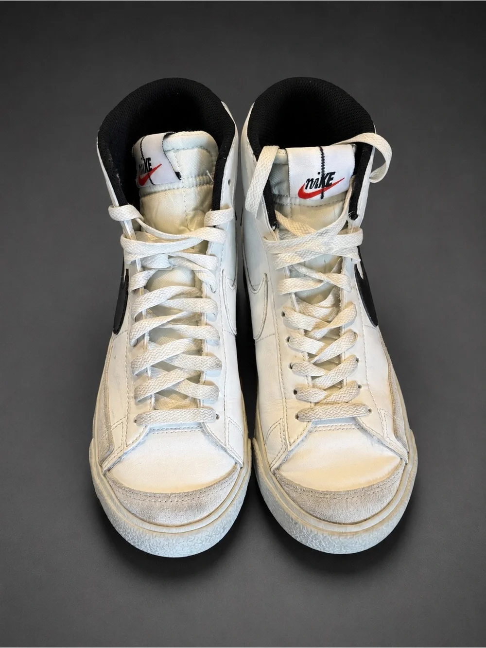 Nike Blazer Mid '77 SE Split White Black (GS)  7.5W- 6Y- VGUC